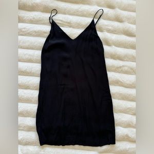 Aritzia black slip dress